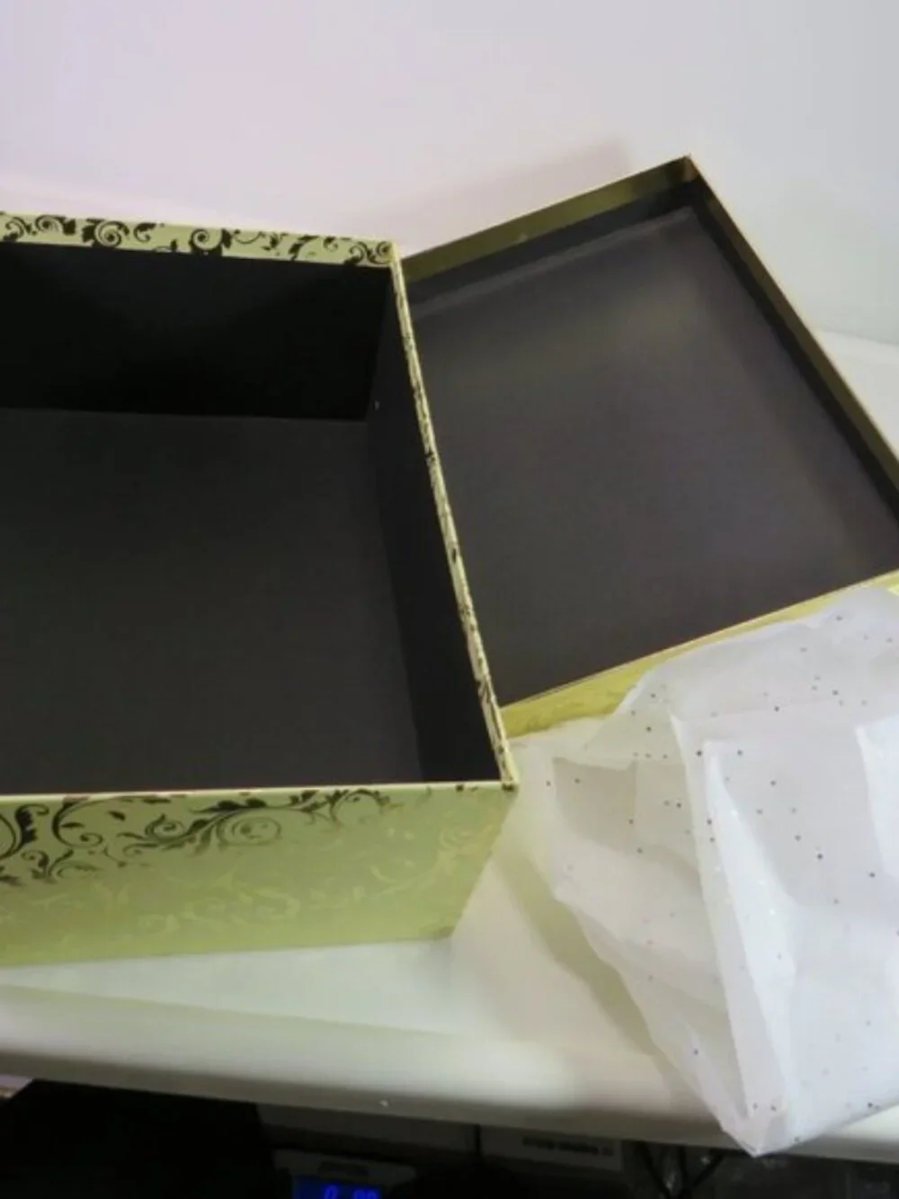 Vintage Christmas Gift Box Set 2pc Merry Christmas Winter Wonderland traditional